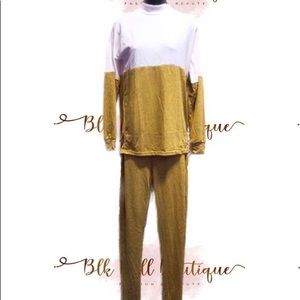 Cozy Sweater Set - Yellow